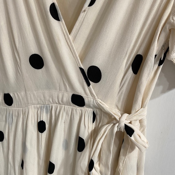 Maeve large dot faux wrap dress - Picture 7 of 7